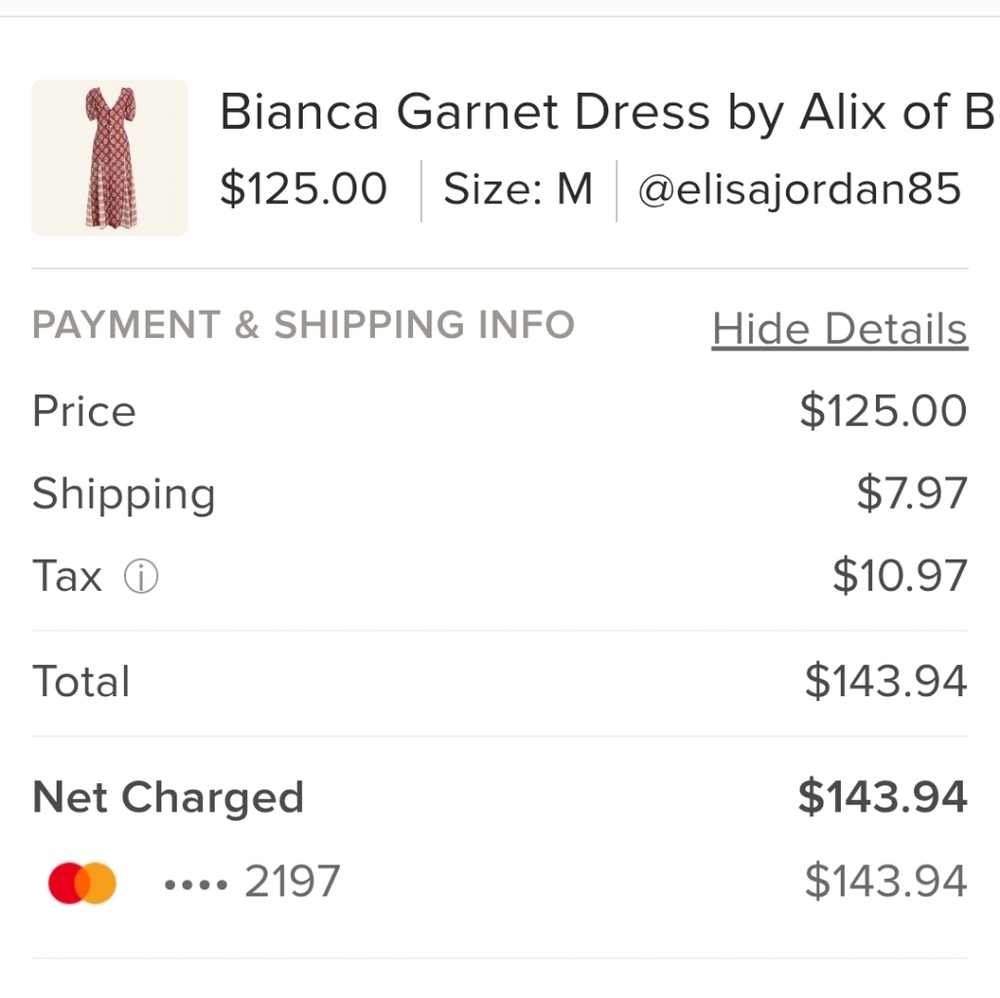 Reserved for Trade Don't Buy Alix Of Bohemia Bianca Maxi Dress - Picture 7 of 7